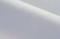 White (Optical White) wristband fabric 1x1 (with elastane) (SALE)