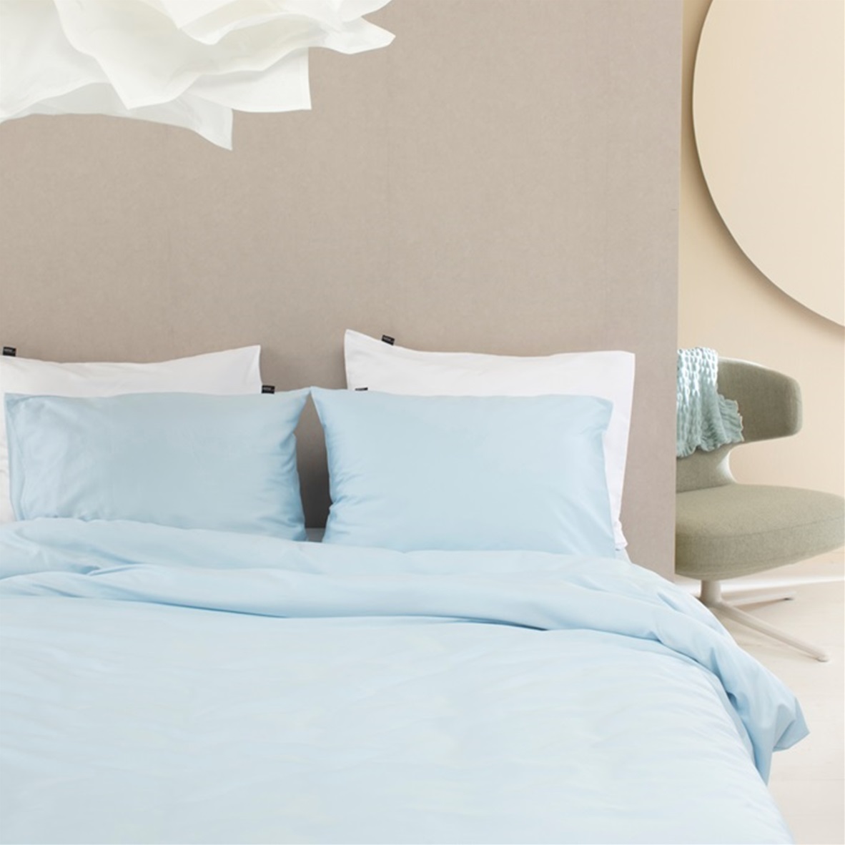 Light blue store duvet cover