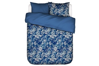 Picture of Yfke Cobalt Blue duvet cover sateen