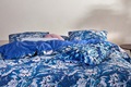 Yfke Cobalt Blue duvet cover sateen 