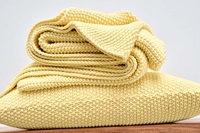 Nordic Knit Pale Yellow plaid-2