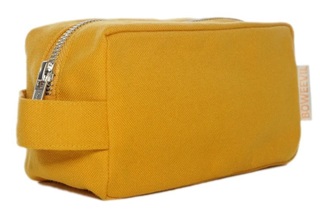 Picture of Golden Yellow Make-up bag rectangle - Small