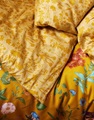 Marigold Flower ochre Duvet cover 