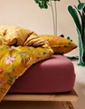 Marigold Flower ochre Duvet cover 