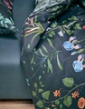 Marigold Flower slate grey Duvet cover - copy 