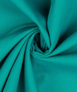 Verhees Candy Cotton , Uni Popeline, Solid Poplin PETROL