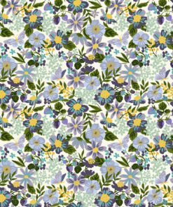 Monaluna Orchard & Grove, Orchard Floral, Lilac, Organic,  GOTS