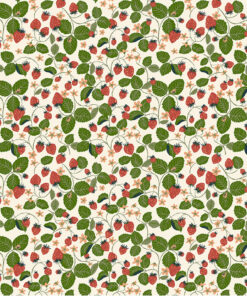 Monaluna Under the Canopy,   Strawberry Fields  Ivory, Organic GOTS