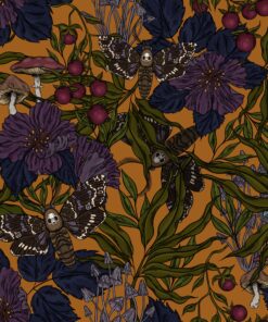 Hazeltjes  Dark Garden Ocker Canvas
