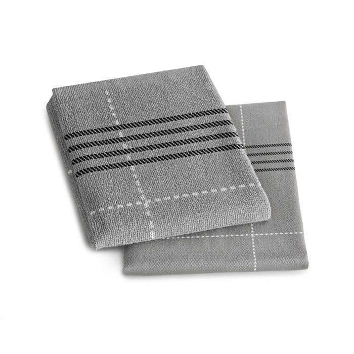 DDDDD Morvan Grey Keukenhanddoek bio katoen