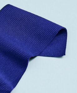 Mind the Maker Organic Ribbing   COBALT BLUE, boordtricot