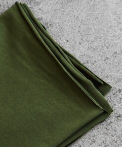 Mind the Maker Organic Jersey  GREEN KHAKI , SINGLE STRETCH JERSEY