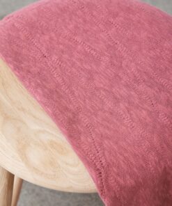 Mind the Maker Organic Slub Jacquard Knit   ROSEWOOD