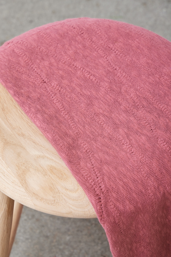 Mind the Maker Organic Slub Jacquard Knit ROSEWOOD