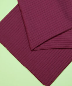 Mind the Maker Organic Wide Derby Rib  FUCHSIA
