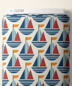 Cloud9 Ocean Motion  - 2279-82 - Ship quiltkatoen