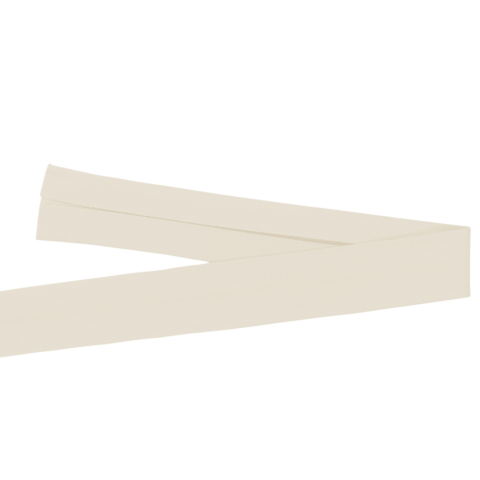 Effen biaisband - bias tape - Fine poplin - uni - nature - 50 meter