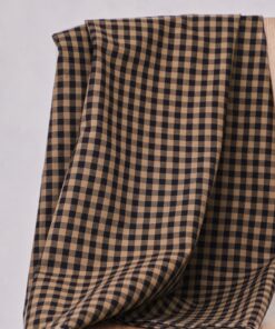 Mind the Maker Organic Cotton Oxford BLACK/CAMEL