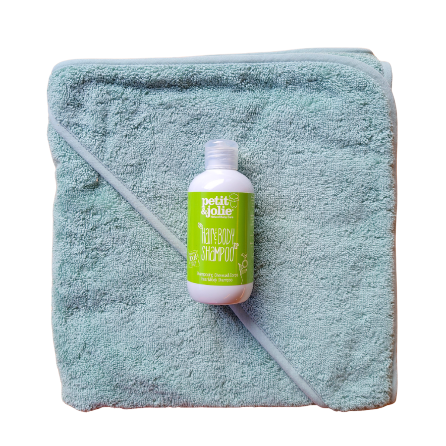 Babycadeaupakket - Bo Weevil babyhanddoek, baby shampoo en boek - Afbeelding 2