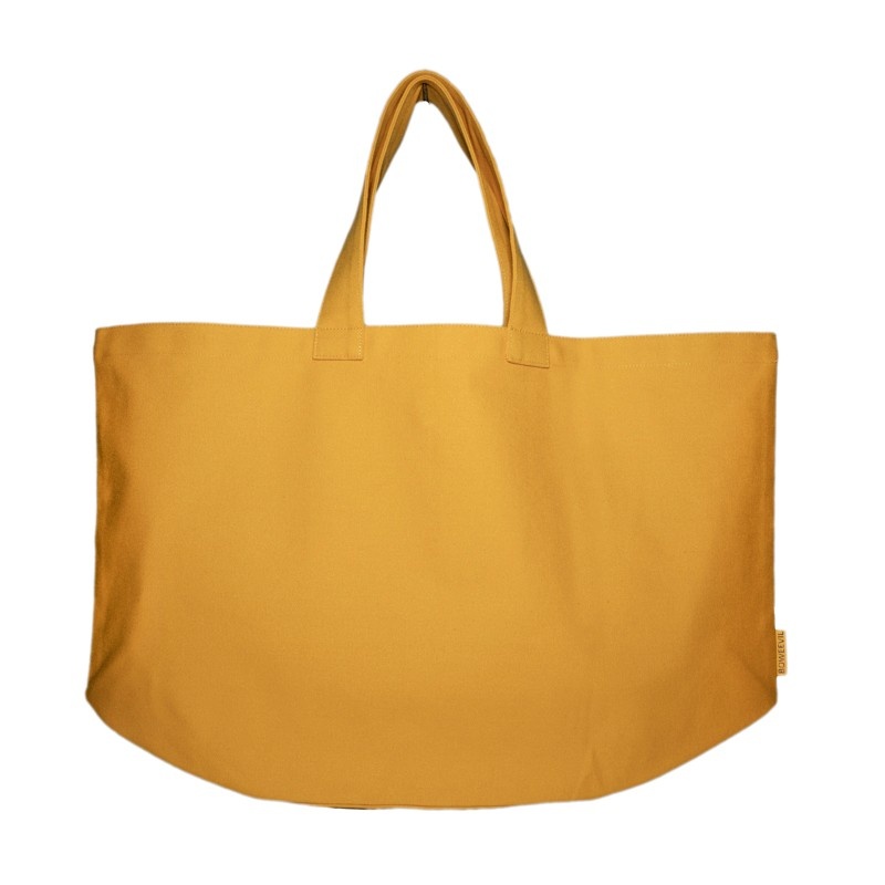 Bo Weevil Strandtas - 911020- golden yellow - heavy canvas - 60x38cm