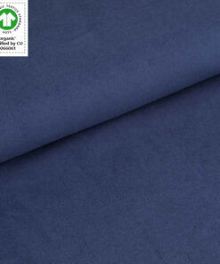 Stoffonkel Organic Bio-Baumwollfleece china blue (GOTS)