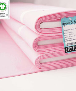 Stoffonkel Bio-Bündchen princess pink boordstof (GOTS)
