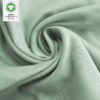 Stoffonkel Organic ribs Bio-Bündchen silver green (GOTS)