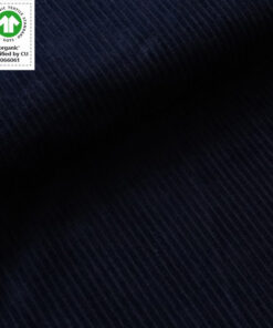 Stoffonkel Organic Bio-Cordnicky dark blue (GOTS)