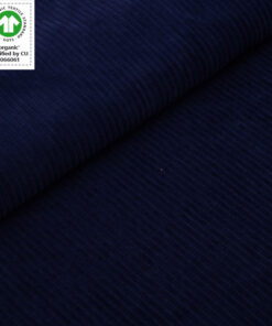 Stoffonkel Organic Corduroy Nicky marineblau (GOTS)