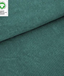 Organic CordNicky Staubgrün Dustgreen (GOTS)