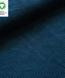 Stoffonkel Organic Corduroy Nicky Water by Night (GOTS)