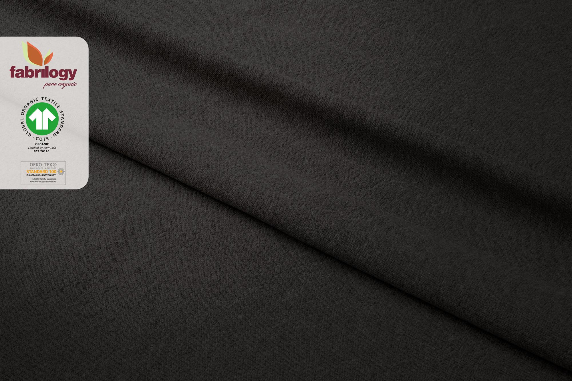 Fabrilogy Fleece Uni Schwarz 1350-050