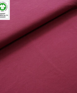 Stoffonkel Biojersey Uni holunder (GOTS)
