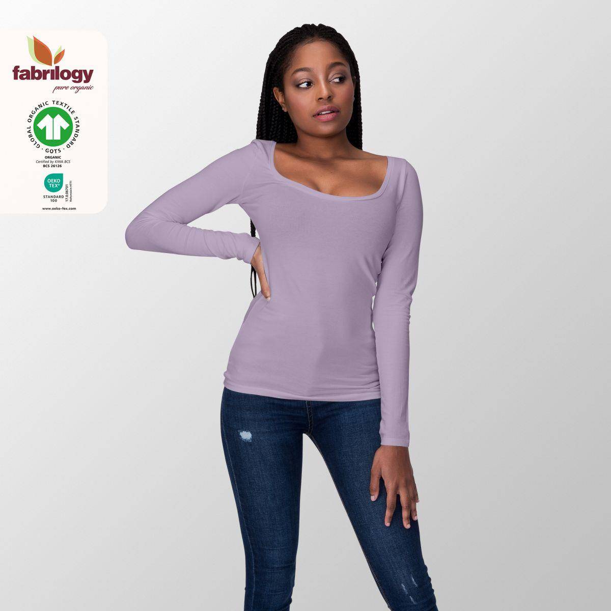 Fabrilogy Bio Jersey - GOTS 1000-590 - flieder - Afbeelding 6