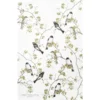 KoustrupCo Garden birds- pied vliegenvanger theedoek 100% biologisch katoen