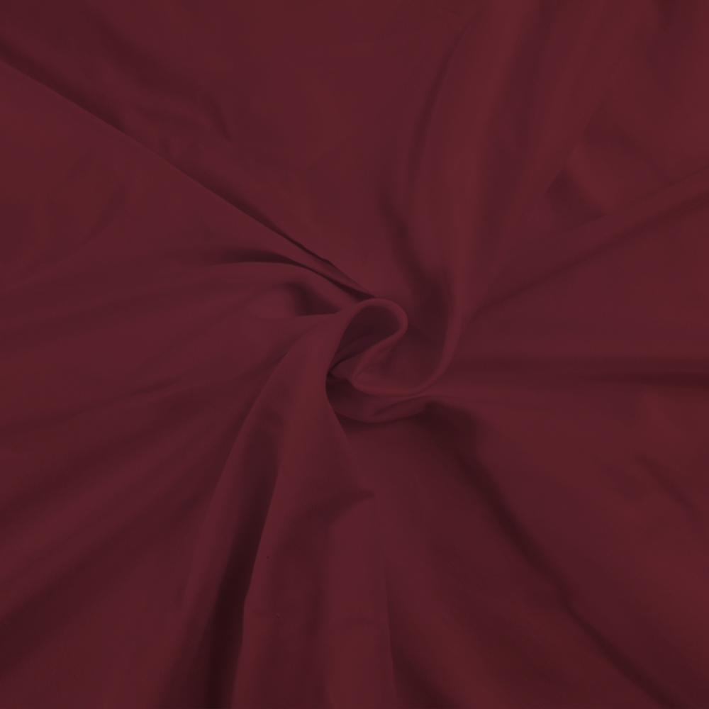 Dunkel Bordeaux French Terry brushed uni -1100-415 - Afbeelding 2