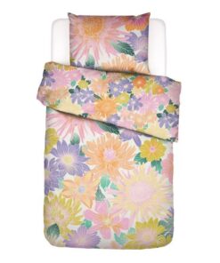 Essenza & Co Flower fling Dekbedovertrek Biologisch katoen percal (inclusief kussensloop)   140 x 220 cm