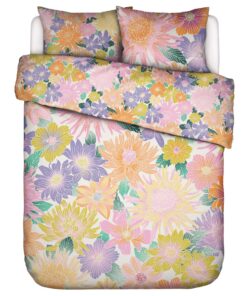 Essenza & Co Flower fling Dekbedovertrek Biologisch katoen percal (inclusief kussensloop)   220 x 240 cm
