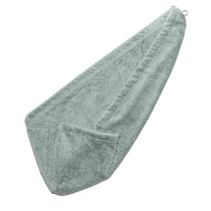 Bo Weevil Haarhanddoek 70x25cm - antraciet - Afbeelding 2