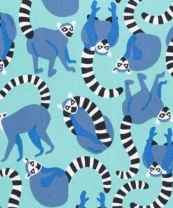 Wildlife Treasures by The Tiny Garden - bright Lemurs
