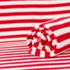 PaaPii Organic ribbing, red - white