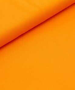 Stoffonkel Organic jersey plain dyed orange