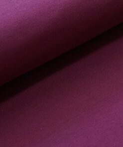 Stoffonkel Organic jersey plain dyed pflaume plum  (GOTS)