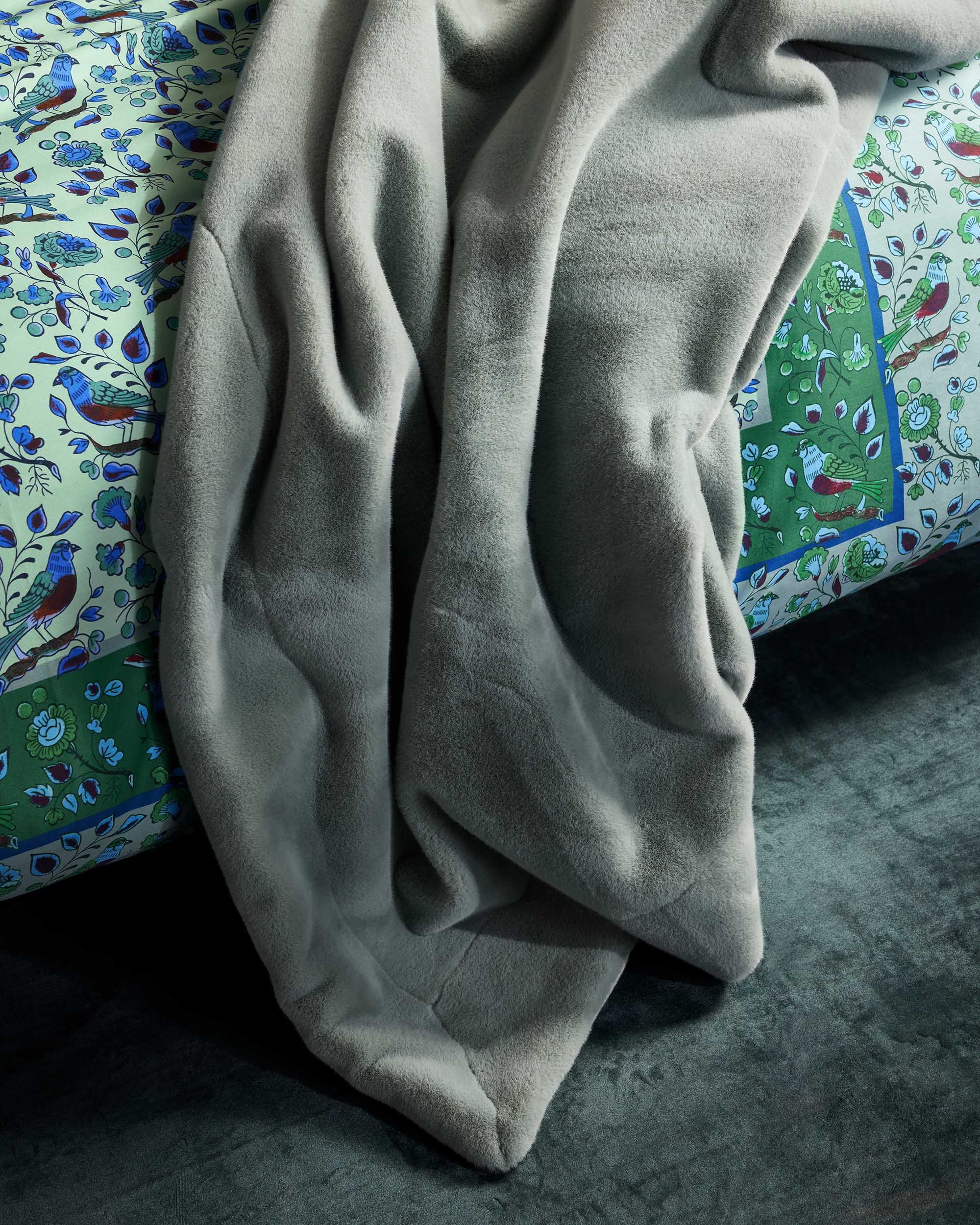 Essenza Valeria Subtle green Dekbedovertrek Biologisch katoen satijn  (inclusief kussenslopen)  240 x 220 cm - Afbeelding 4
