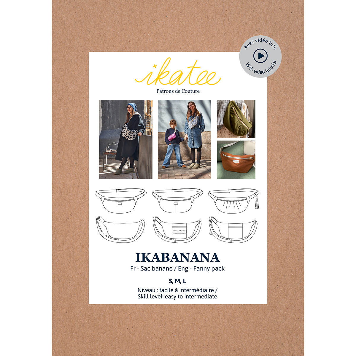 Ikatee Naaipatroon Heuptas Ikabanana | S - M - L