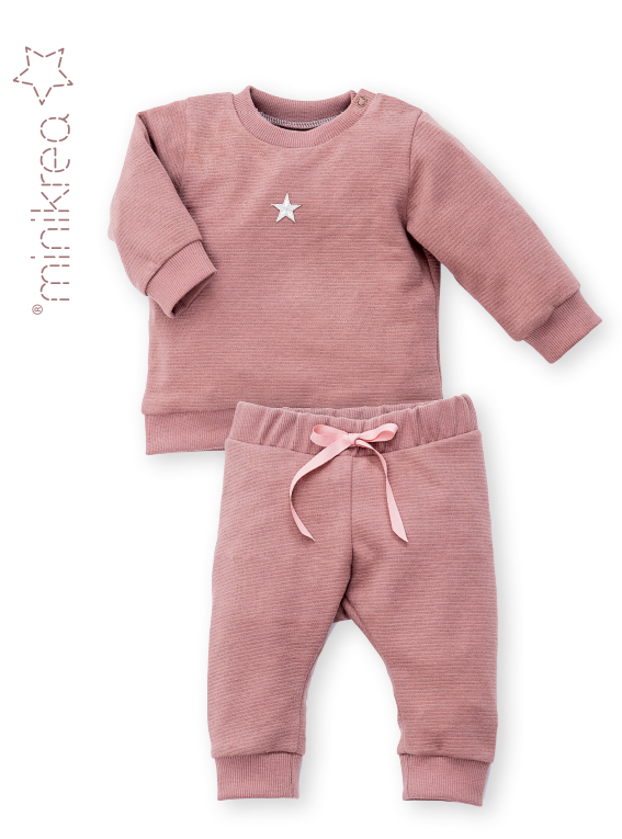MiniKrea 11415 Baby Sweat set Broek en Trui - Afbeelding 5