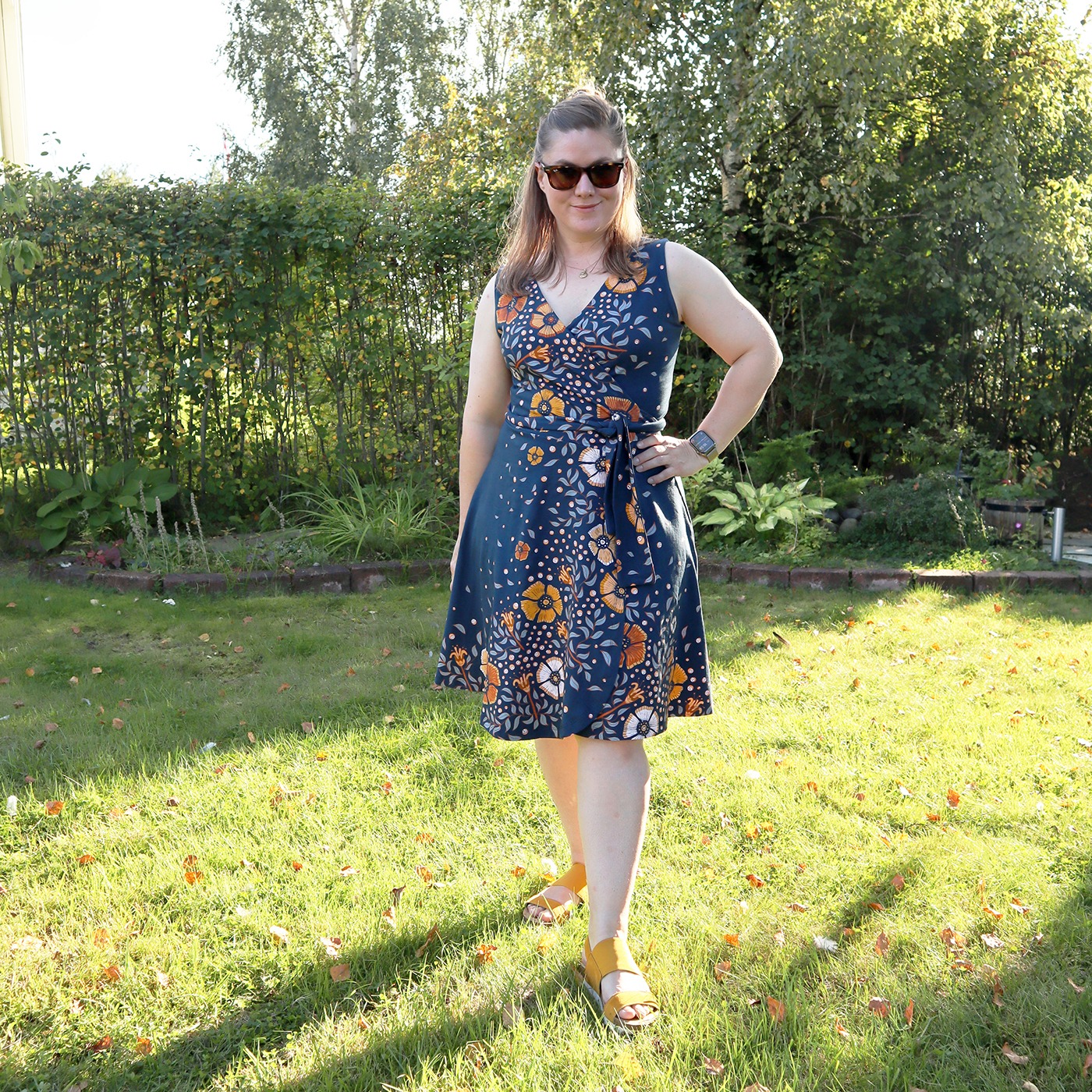 Ida victoria Naaipatroon Wikkeljurk Wivi Wrap Dress | XS-4XL - Afbeelding 7