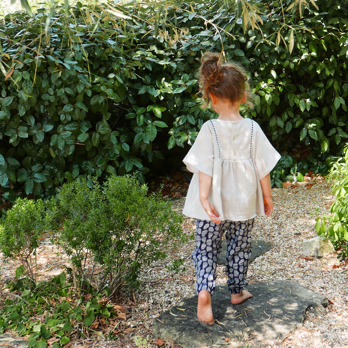 Ikatee Naaipatroon Blouse & Dress Sakura Kids | 3Y-12Y - Afbeelding 5