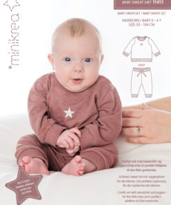 MiniKrea 11415 Baby Sweat set Broek en Trui