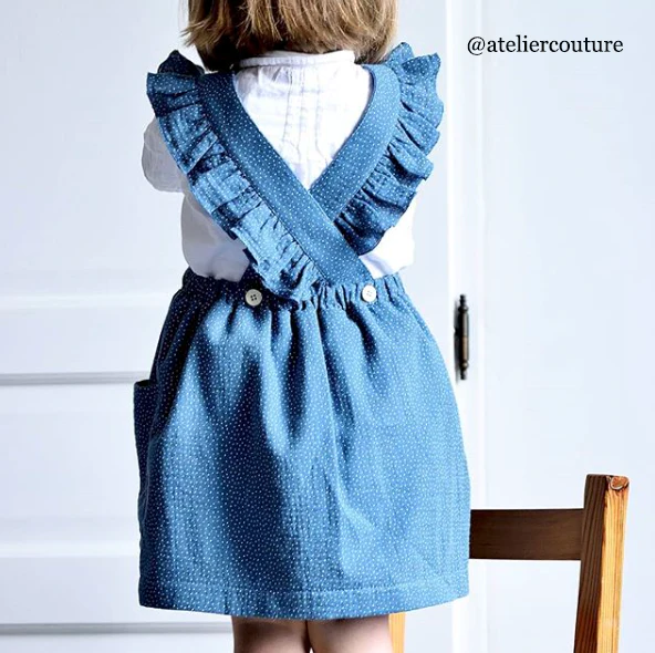 Ikatee Naaipatroon Jurk Milano | 6M-4Y - Afbeelding 3